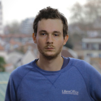 Portrait with LibreOffice shirt